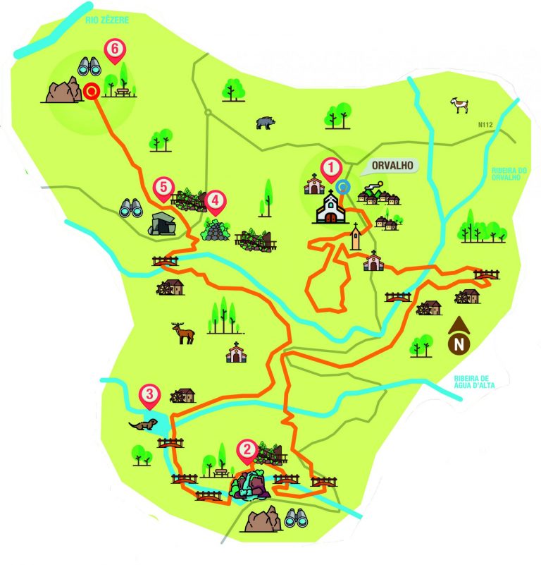 Mapa lustrativo_Passadiço do Orvalho